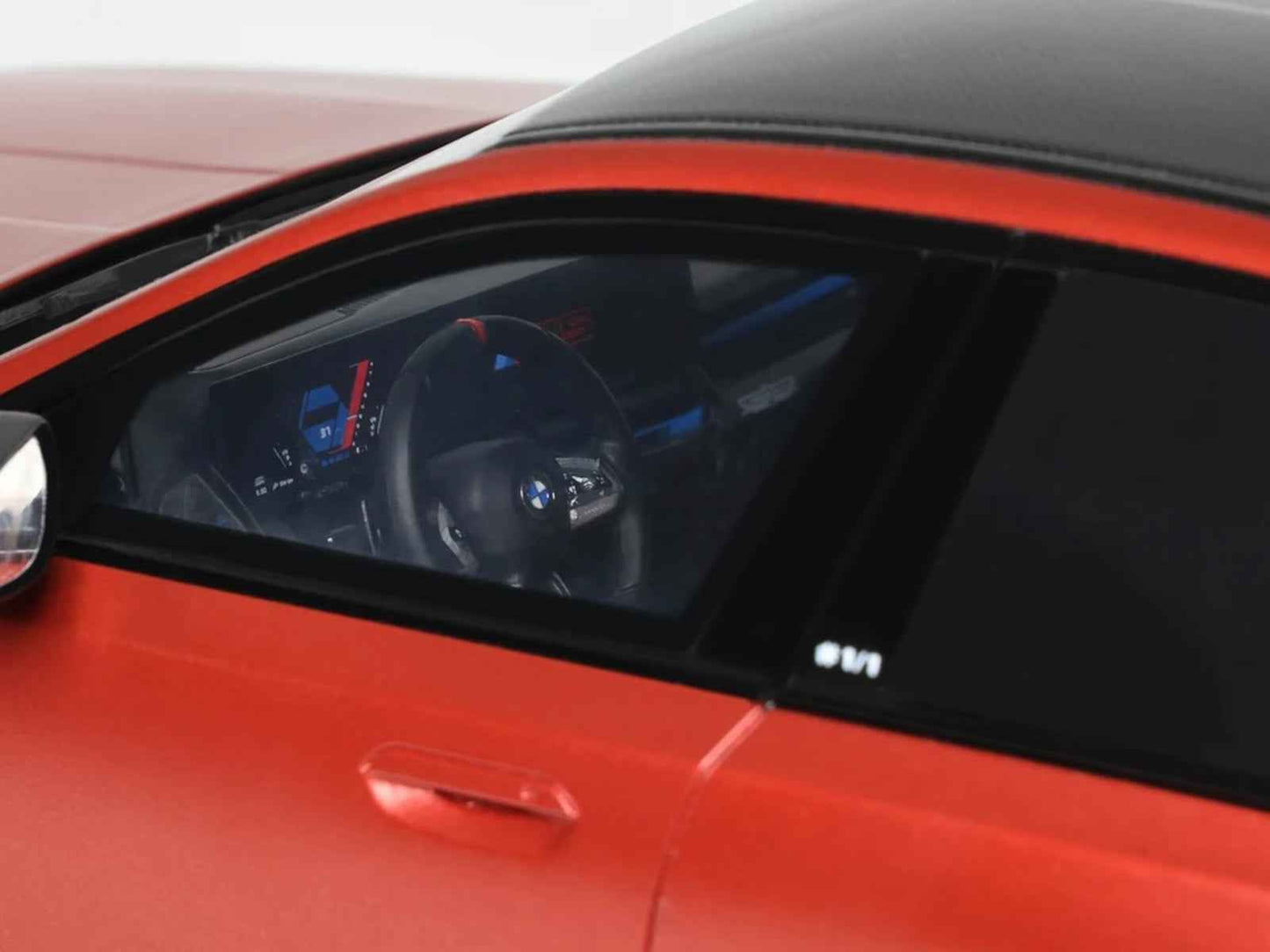 2025 BMW M5 (G90) Pebble Beach Edition Fire Orange Metallic with Black Top 1/18 Model Car by GT Spirit Cartsfy Inc.