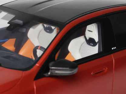 2025 BMW M5 (G90) Pebble Beach Edition Fire Orange Metallic with Black Top 1/18 Model Car by GT Spirit Cartsfy Inc.