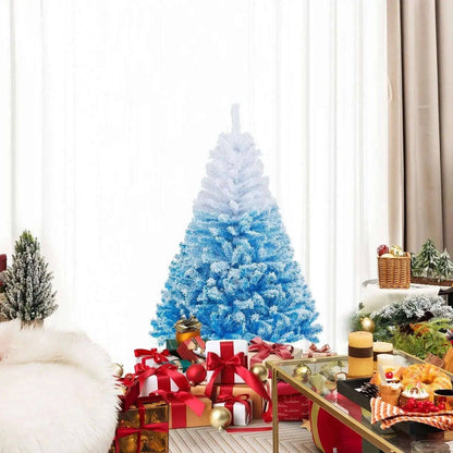 2025 New Artificial Christmas Tree with 456 Branch Tips and Folding Metal Stand Cartsfy Inc.