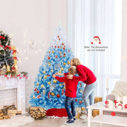 2025 New Artificial Christmas Tree with 456 Branch Tips and Folding Metal Stand Cartsfy Inc.