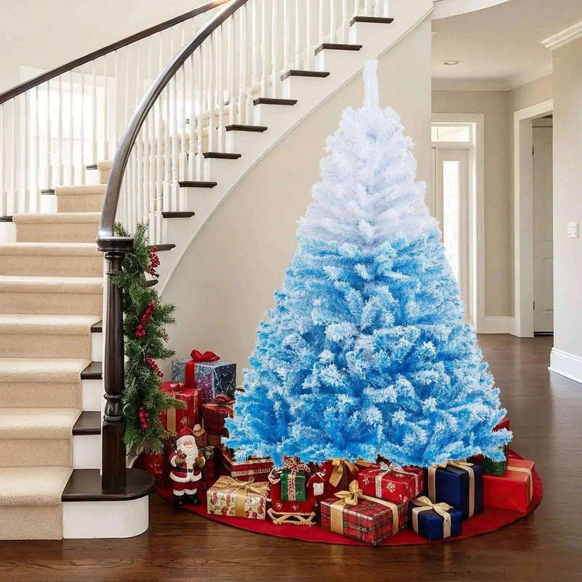 2025 New Artificial Christmas Tree with 456 Branch Tips and Folding Metal Stand Cartsfy Inc.