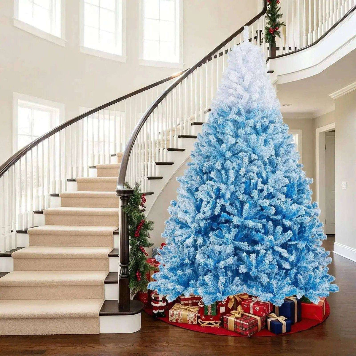 2025 New Artificial Christmas Tree with 456 Branch Tips and Folding Metal Stand Cartsfy Inc.
