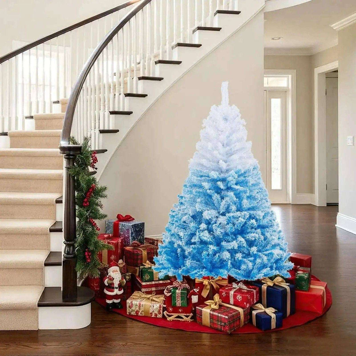 2025 New Artificial Christmas Tree with 456 Branch Tips and Folding Metal Stand Cartsfy Inc.