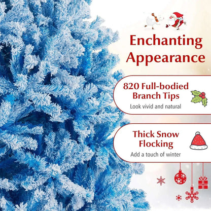 2025 New Artificial Christmas Tree with 456 Branch Tips and Folding Metal Stand Cartsfy Inc.