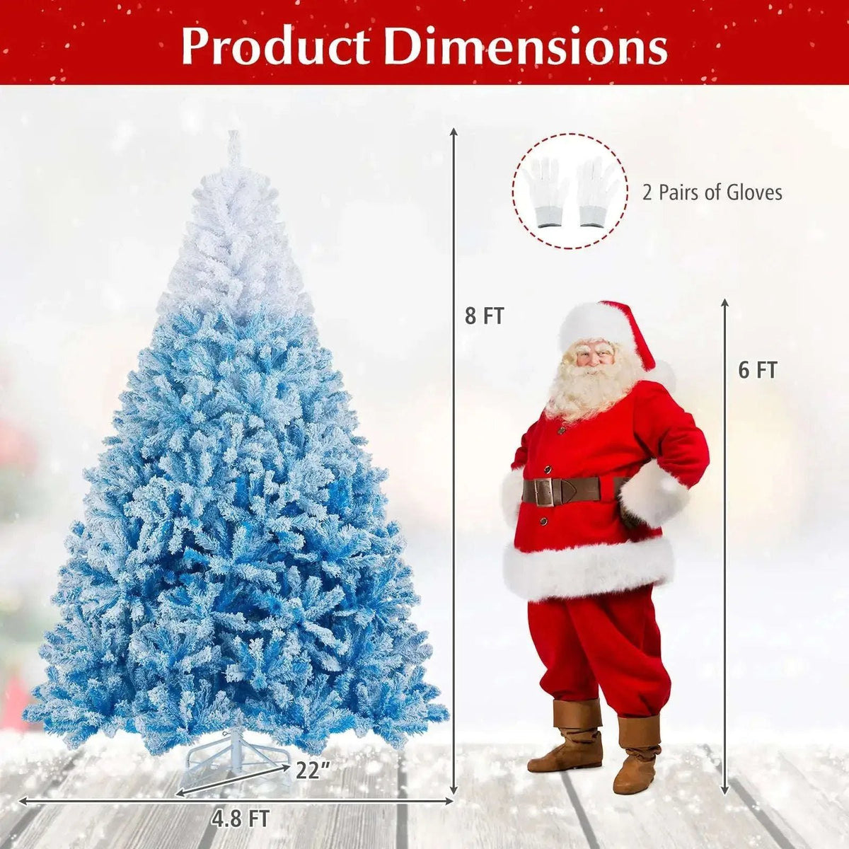2025 New Artificial Christmas Tree with 456 Branch Tips and Folding Metal Stand Cartsfy Inc.