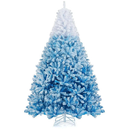 2025 New Artificial Christmas Tree with 456 Branch Tips and Folding Metal Stand Cartsfy Inc.