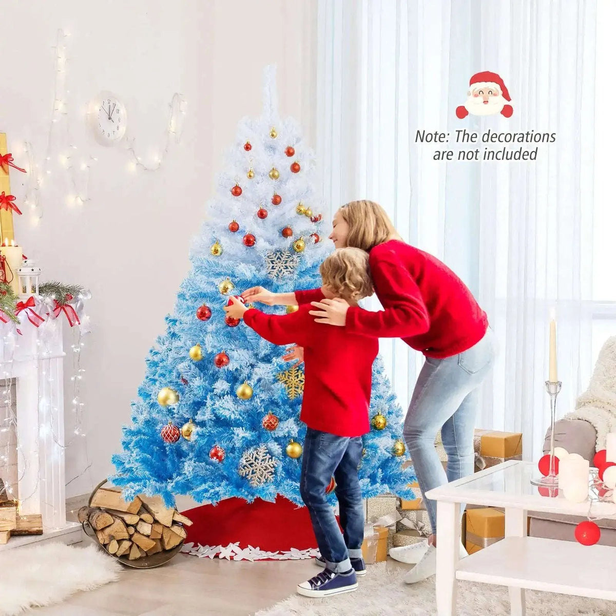 2025 New Artificial Christmas Tree with 456 Branch Tips and Folding Metal Stand Cartsfy Inc.