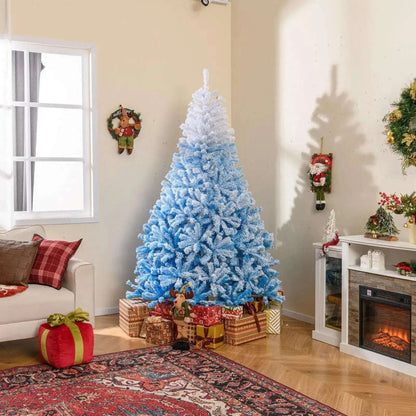 2025 New Artificial Christmas Tree with 456 Branch Tips and Folding Metal Stand Cartsfy Inc.