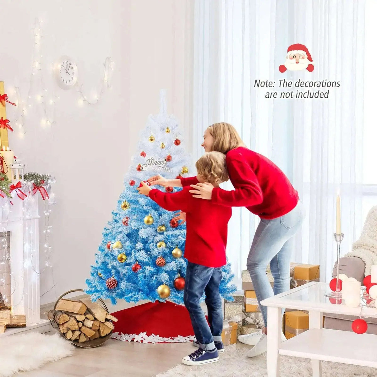 2025 New Artificial Christmas Tree with 456 Branch Tips and Folding Metal Stand Cartsfy Inc.
