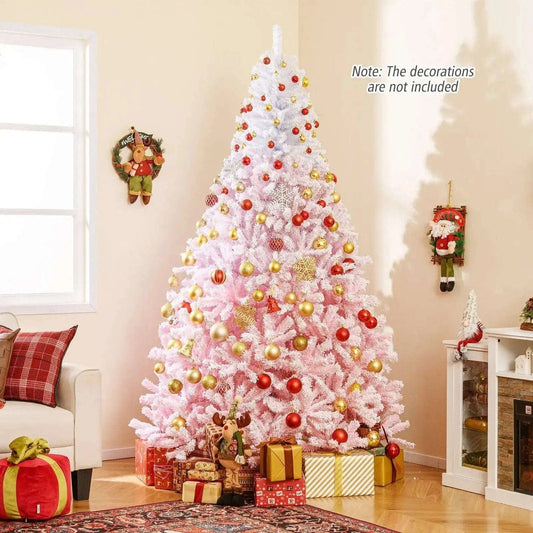 2025 New Artificial Christmas Tree with Folding Metal Stand and 456 Branch Tips Cartsfy Inc.