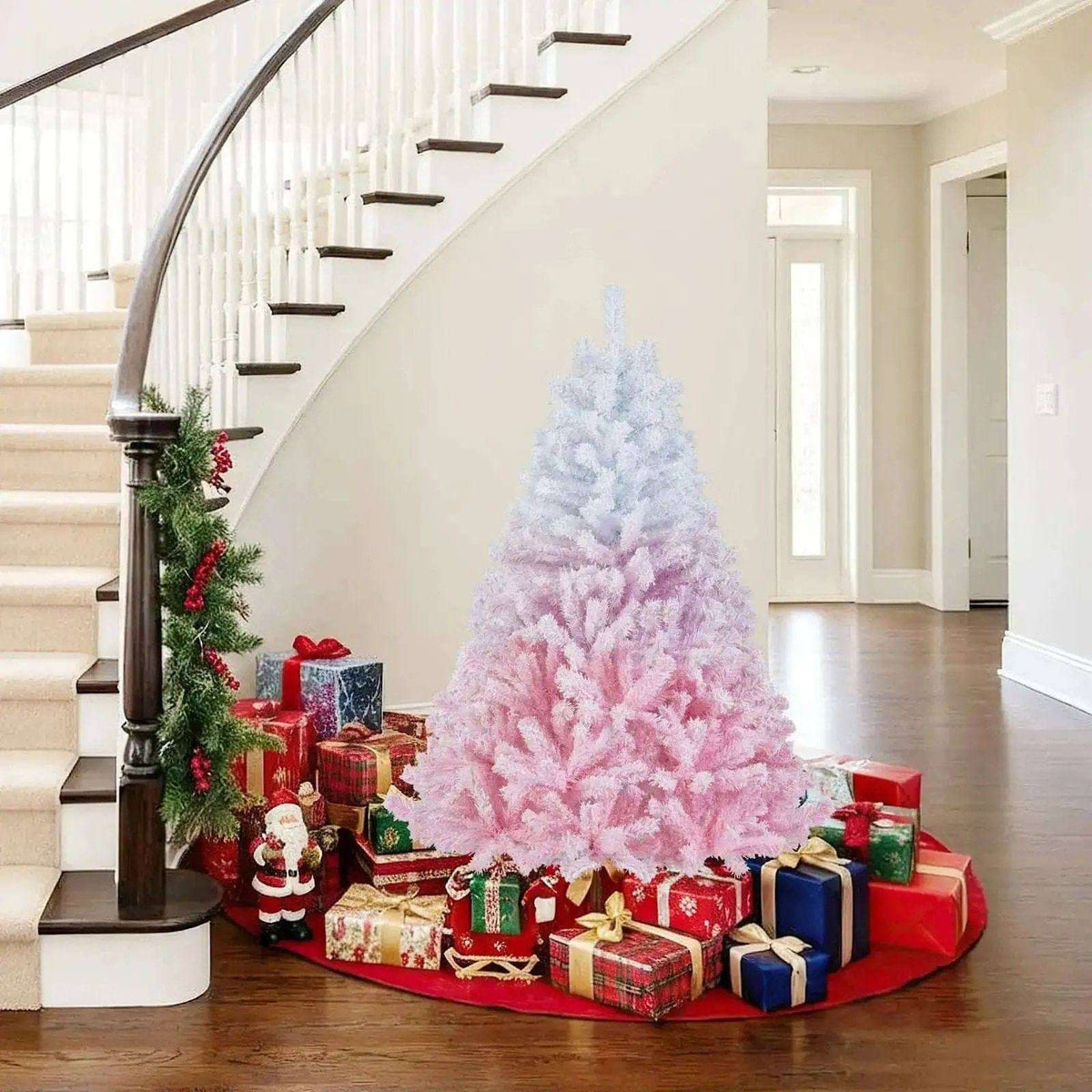 2025 New Artificial Christmas Tree with Folding Metal Stand and 456 Branch Tips Cartsfy Inc.