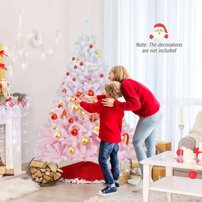 2025 New Artificial Christmas Tree with Folding Metal Stand and 456 Branch Tips Cartsfy Inc.