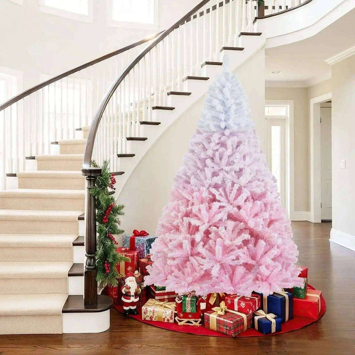 2025 New Artificial Christmas Tree with Folding Metal Stand and 456 Branch Tips Cartsfy Inc.