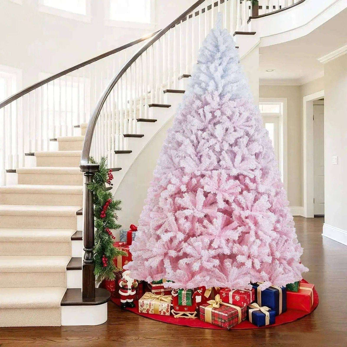 2025 New Artificial Christmas Tree with Folding Metal Stand and 456 Branch Tips Cartsfy Inc.