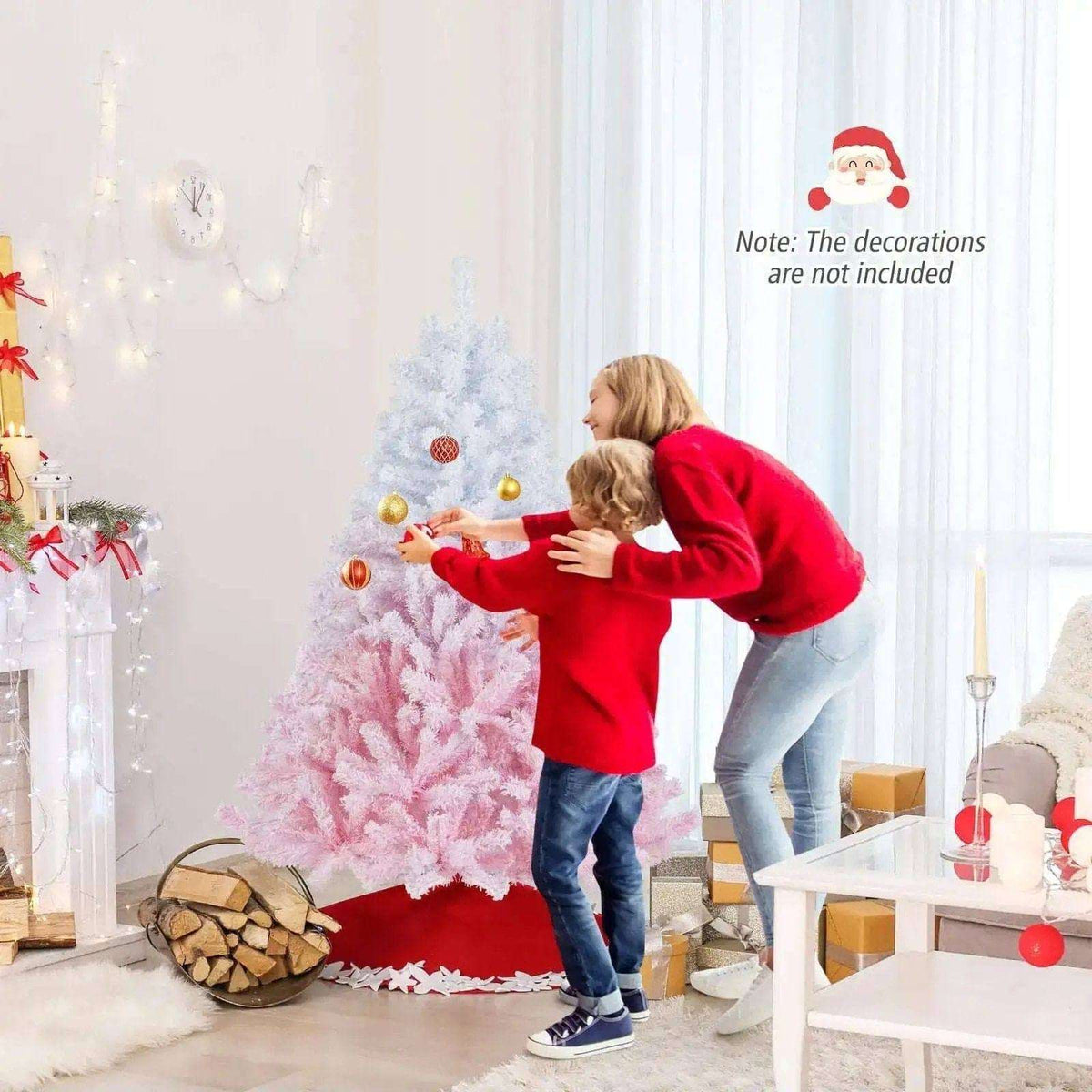 2025 New Artificial Christmas Tree with Folding Metal Stand and 456 Branch Tips Cartsfy Inc.
