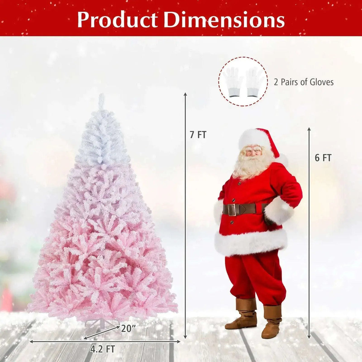 2025 New Artificial Christmas Tree with Folding Metal Stand and 456 Branch Tips Cartsfy Inc.