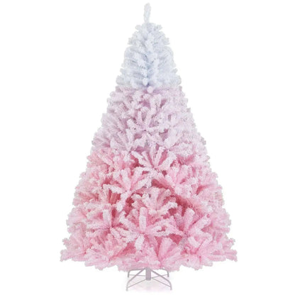 2025 New Artificial Christmas Tree with Folding Metal Stand and 456 Branch Tips Cartsfy Inc.