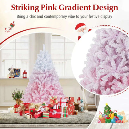 2025 New Artificial Christmas Tree with Folding Metal Stand and 456 Branch Tips Cartsfy Inc.
