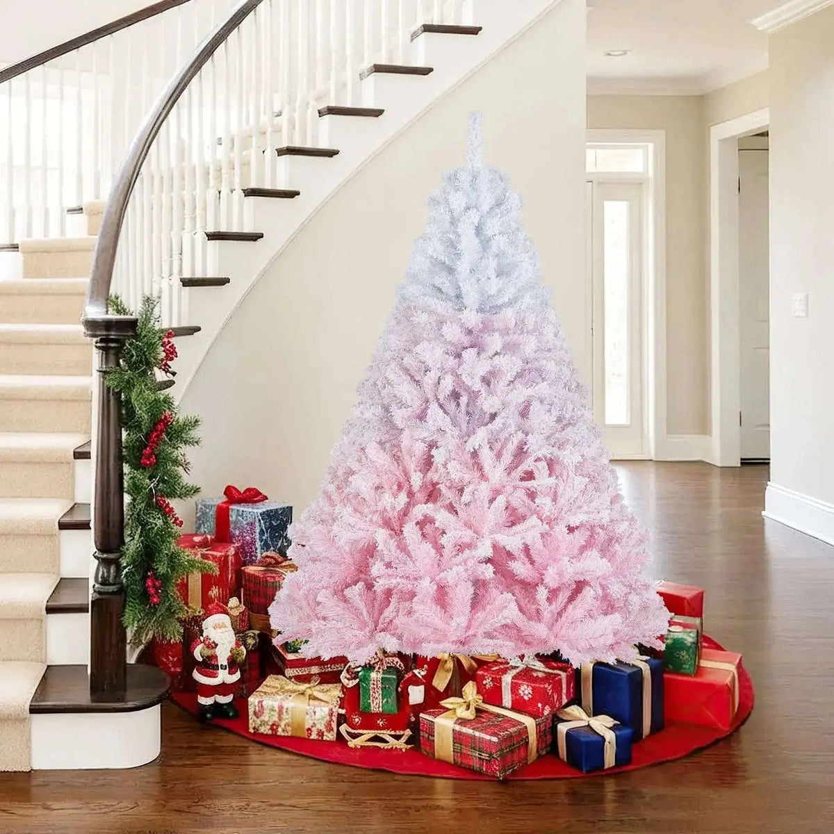 2025 New Artificial Christmas Tree with Folding Metal Stand and 456 Branch Tips Cartsfy Inc.