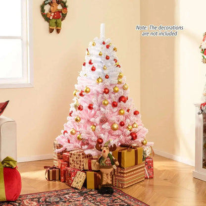 2025 New Artificial Christmas Tree with Folding Metal Stand and 456 Branch Tips Cartsfy Inc.