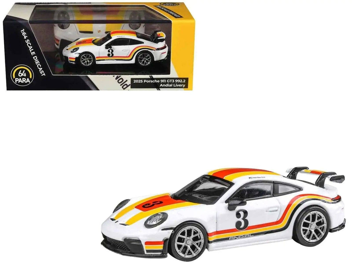 2025 Porsche 911 GT3 (992.2) Andial Livery 1/64 Diecast Model Car