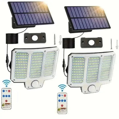 210 LED Garden Wall Lamp Super Bright Motion Sensor Solar Strong Power LED Garden Wall Lamp DailySale 1-Pack 2-Pack 1-Pack-2-Pack-