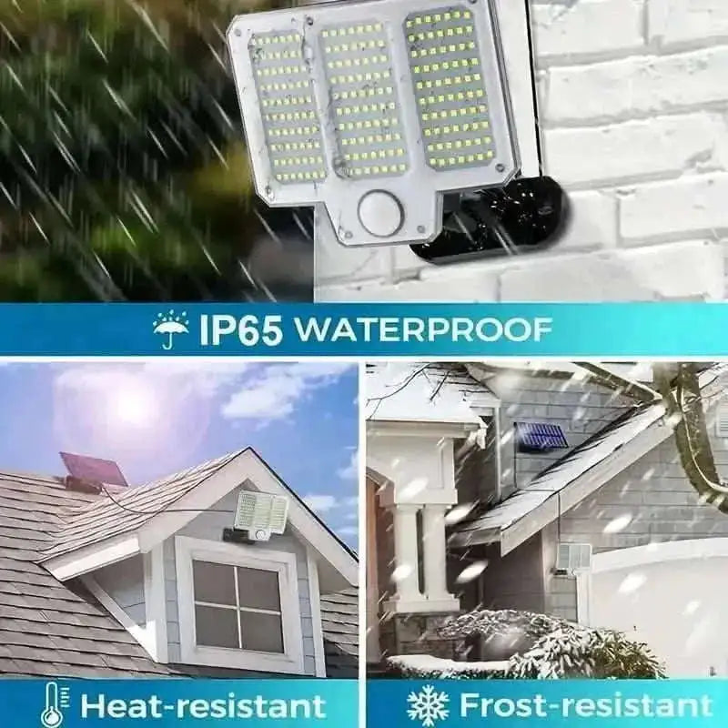 210 LED Garden Wall Lamp Super Bright Motion Sensor Solar Strong Power LED Garden Wall Lamp Cartsfy Inc.