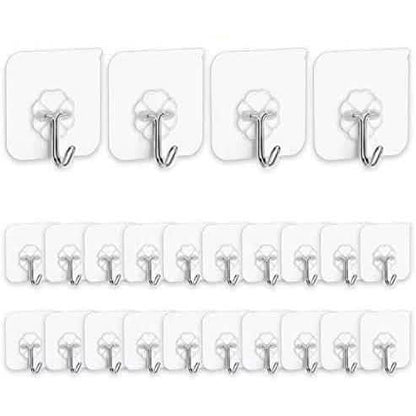 24-Pack: Adhesive Hooks Kitchen Wall Hooks Cartsfy Inc.