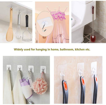 24-Pack: Adhesive Hooks Kitchen Wall Hooks Cartsfy Inc.