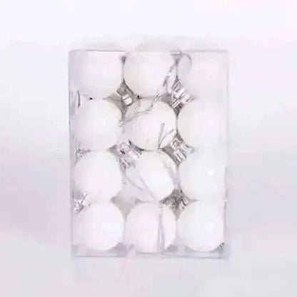 24-Pieces: Sparkling Christmas Balls Cartsfy Inc.