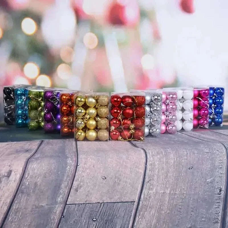 24-Pieces: Sparkling Christmas Balls Cartsfy Inc.