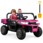 24V Ride On Kids Car with Dump Bed and Remote Control-Pink