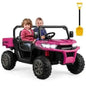 24V Ride On Kids Car with Dump Bed and Remote Control-Pink Cartsfy Inc.