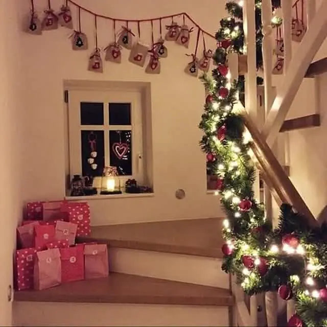 2.7 Meter Christmas Rattan Garland Decorative