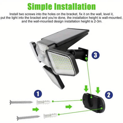 270 LED Solar Garden Outdoor Lights Cartsfy Inc.