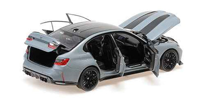 Minichamps 2023 BMW M3 CS (G80) Brooklyn Grey Metallic 1:18