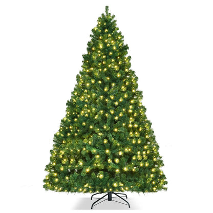 7 Feet PVC Artificial Christmas Tree with LED Lights