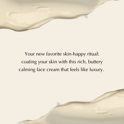 Creamy face moisturizer swirl on skin-like surface