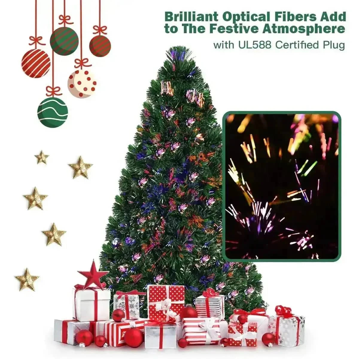 3' / 4' / 5' / 6' Fiber Optic Artificial PVC Christmas Tree Cartsfy Inc.