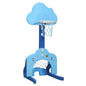 3-in-1 Kids Basketball Hoop Set with Balls-Blue Cartsfy Inc.