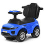 3 In 1 Ride on Push Car Toddler Stroller Sliding Car with Music-Blue Cartsfy Inc.