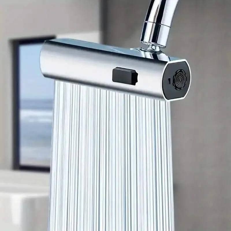 3-Mode Leakproof Sink Faucet Adapter - Durable Copper Construction for Kitchen and Bathroom DailySale Silver Black Silver-Black-