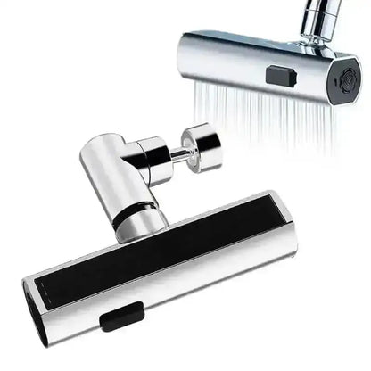 3-Mode Leakproof Sink Faucet Adapter - Durable Copper Construction for Kitchen and Bathroom Cartsfy Inc.
