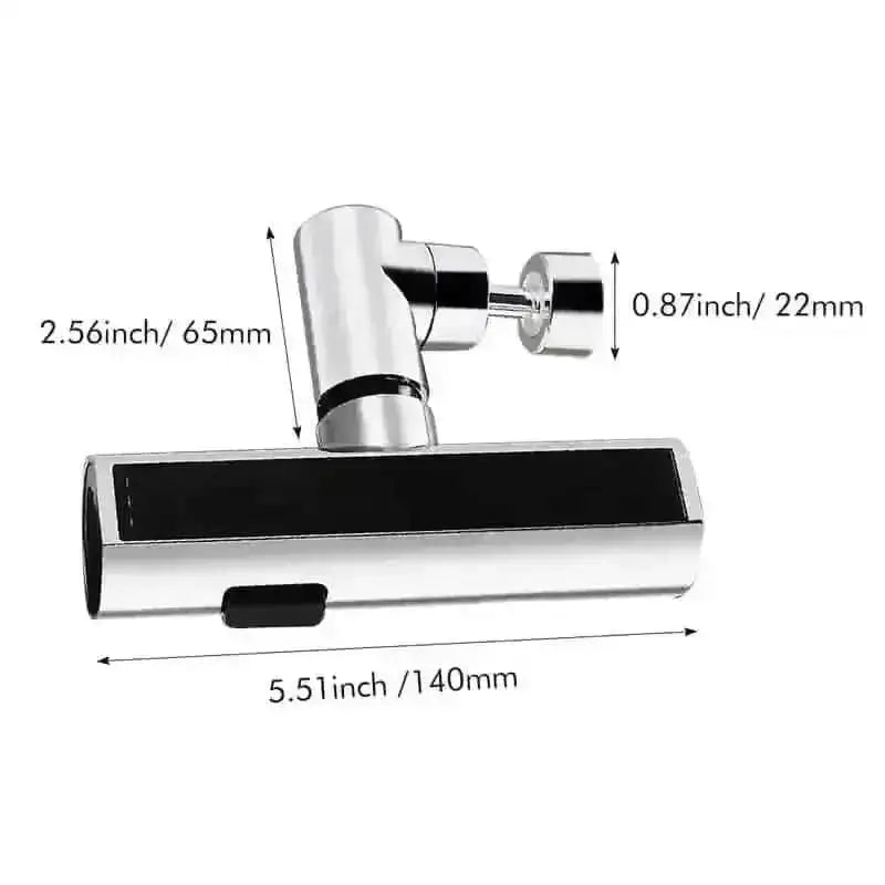 3-Mode Leakproof Sink Faucet Adapter - Durable Copper Construction for Kitchen and Bathroom Cartsfy Inc.