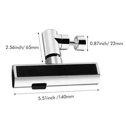 3-Mode Leakproof Sink Faucet Adapter - Durable Copper Construction for Kitchen and Bathroom Cartsfy Inc.