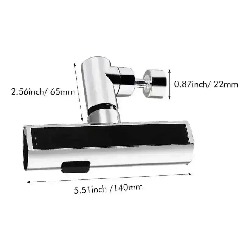 3-Mode Leakproof Sink Faucet Adapter - Durable Copper Construction for Kitchen and Bathroom Cartsfy Inc.