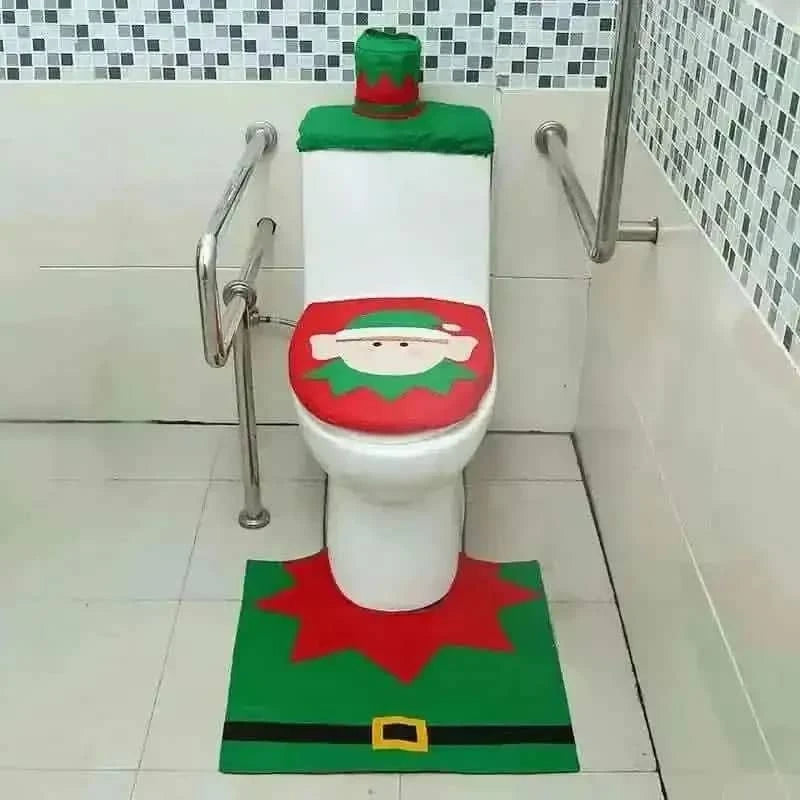 3-Pack: Christmas Fancy Christmas Home Bathroom Decor Set