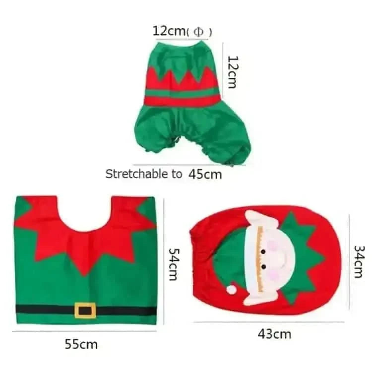 3-Pack: Christmas Fancy Christmas Home Bathroom Decor Set Cartsfy Inc.