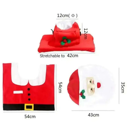 3-Pack: Christmas Fancy Christmas Home Bathroom Decor Set Cartsfy Inc.