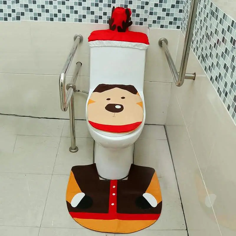 3-Pack: Christmas Fancy Christmas Home Bathroom Decor Set